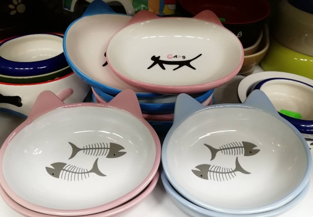 Миска керамическая в форме мордочки 14.5*12*3.5cm