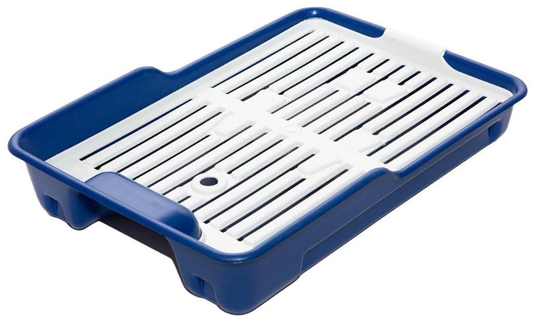 Туалет с сеткой для кошек ЕВРО 40х26х7см