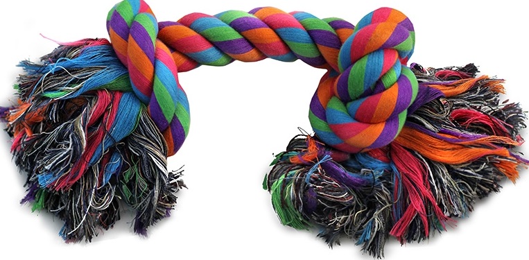 Игрушка для собак "Веревка, 2 узла", 180мм