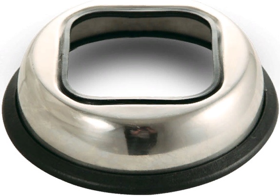 Миска-подставка 77030 металлическая под 100г упаковку влажного корма