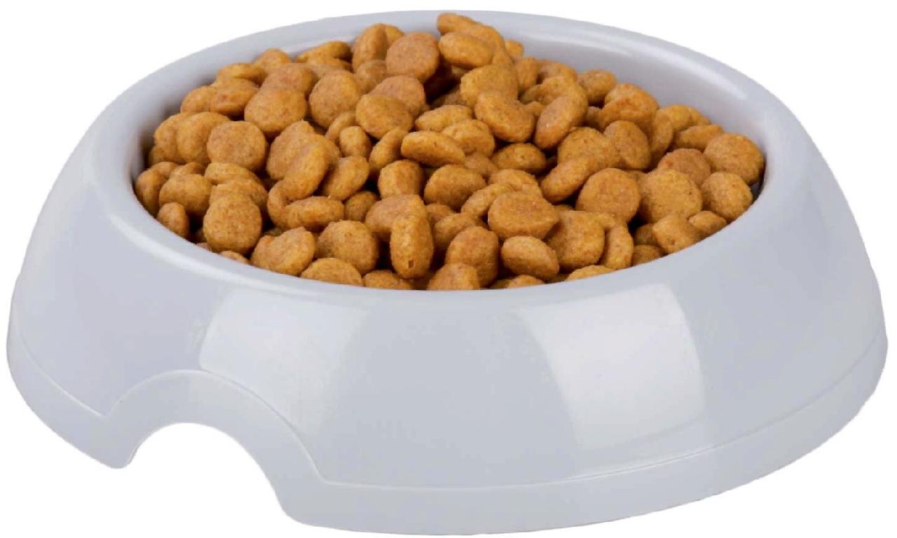 Миска для животных Барсик, серая, 0,2л