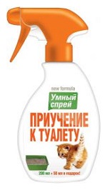 Умный спрей Приучение к туалету д/кошек 250мл