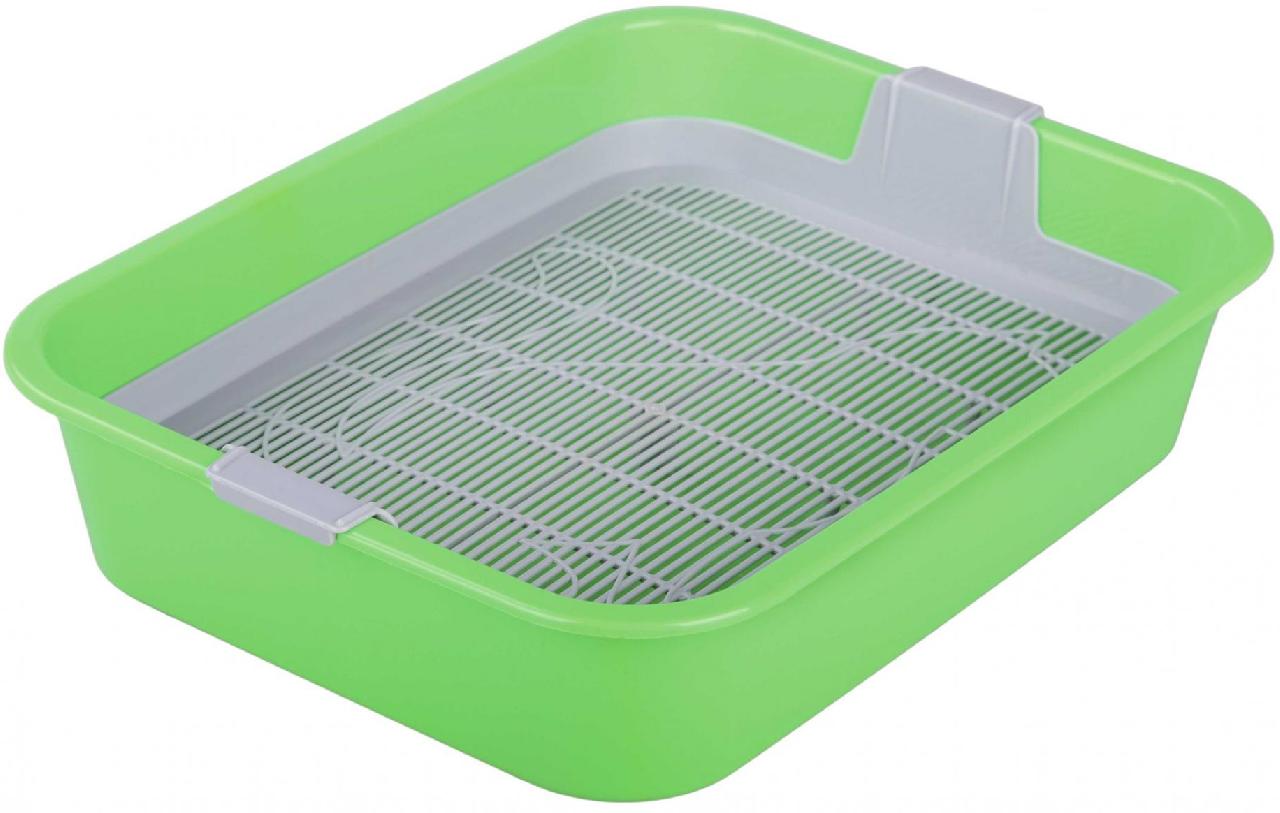 Лоток с сеткой "Барсик" зелёный