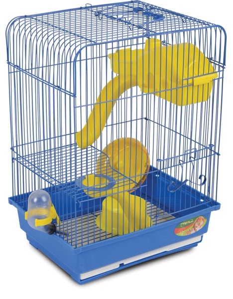 Клетка YD128 для мелких животных, эмаль, 300*230*410мм