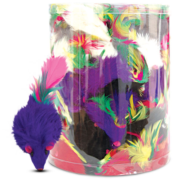 Игрушка NT685 для кошек "Мышь", 50мм 1шт