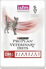 Пурина ВетДиета пауч DM при диабете говядина 85г