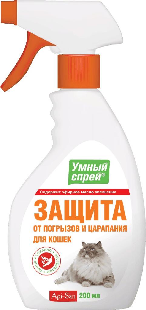 Умный спрей Защита от погрызов и царапанья д/кошек200мл