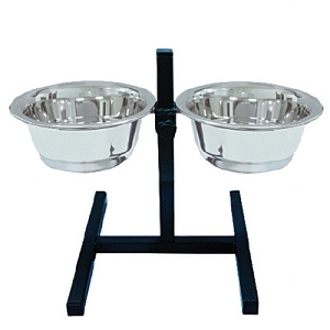 Стойка с мисками 2х2,6л Triol
