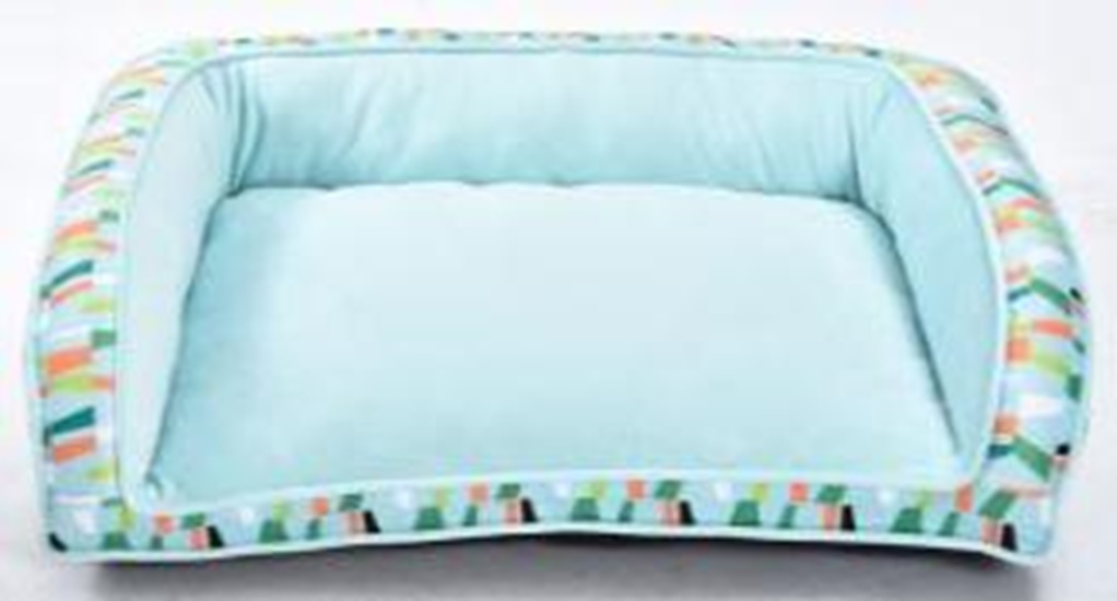 Лежанка с бортом ELITE для животных софа 75*50*20см