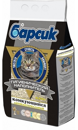 Наполнитель Барсик комкующийся 4,54л