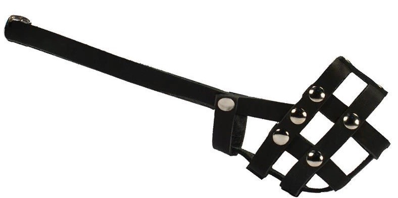 Намордник кожа, сетчатый №1 (такса)