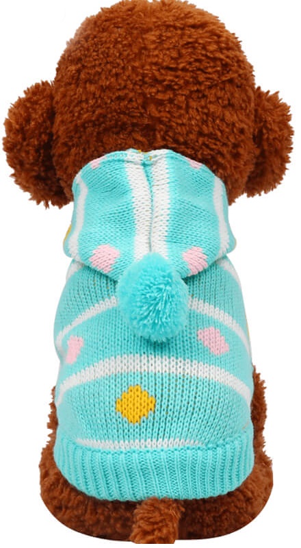 Свитер для собак с капюшоном