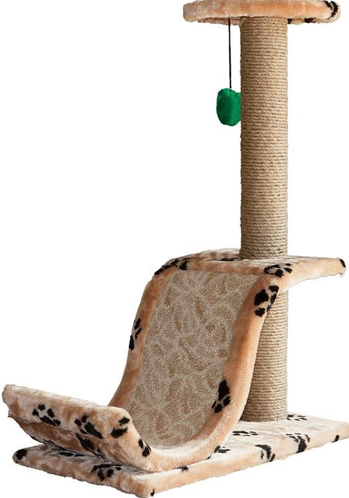 Когтеточка ковролиновая "Горка" 30*58*82