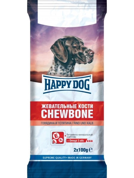Хэппи Дог Жевательные кости Доп. кормление 200г