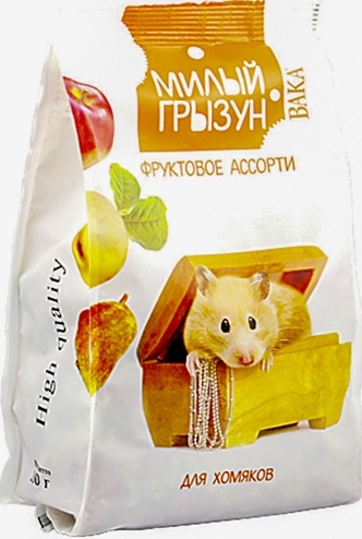 Вака High Quality "Милый грызун" Фруктовое ассорти для хомяков 200г