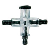 Переходник ф 5мм, крестообразный, прозрачный