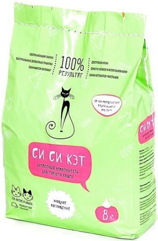 Наполнитель СИ СИ Кэт Древесный 8л