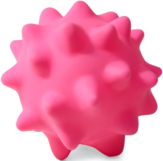 Игрушка для собак из винила "Мяч массажный с шипами", d115мм, Triol