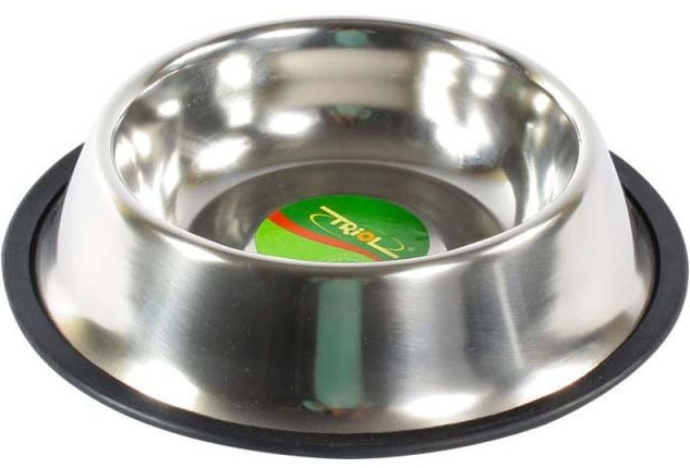 Миска металлическая на резинке 700мл