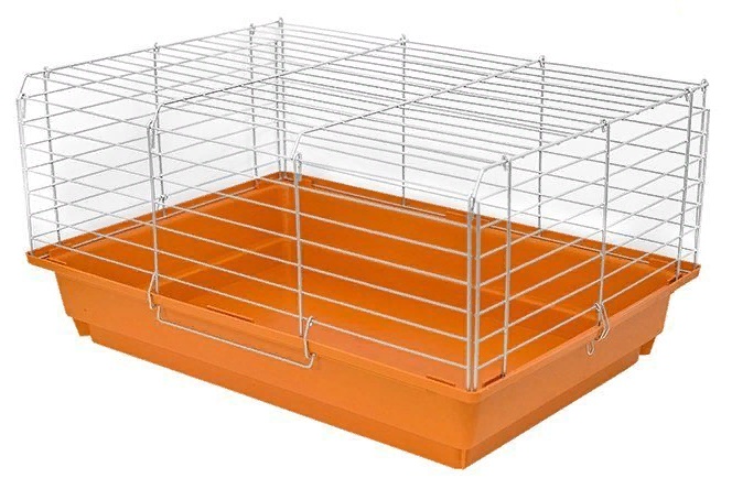 Клетка для грызунов "Роджер-1", складная, хром, 58х40х30см