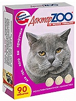 ДОКТОР ЗОО витамины д/к со вкусом Говядины 90таб