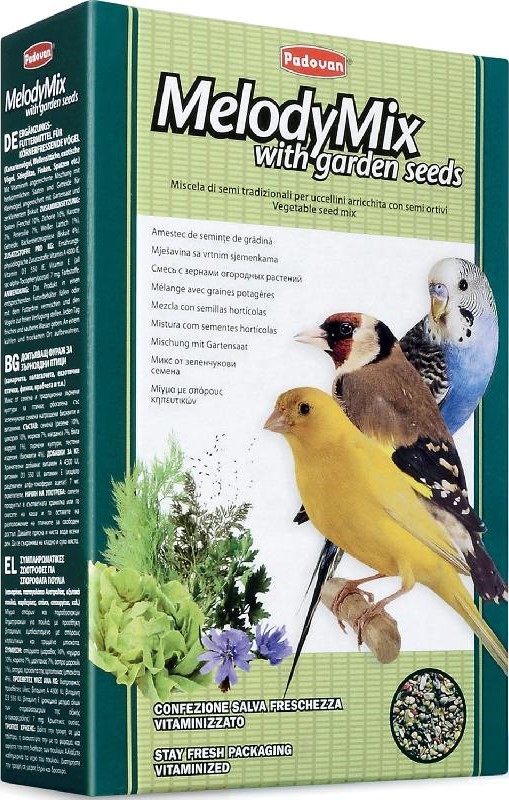 PADOVAN MelodyMix Корм дополнительный д/декоративных птиц 300г