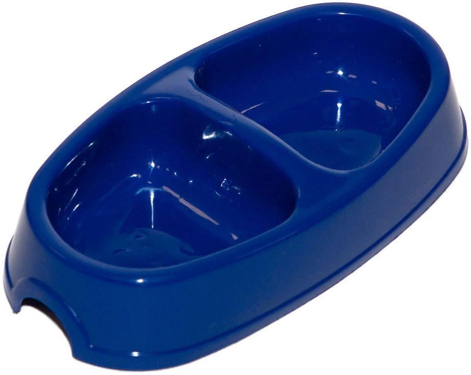 Миска для кошек двойная ЕВРО 250/250мл