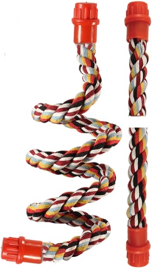 Игрушка для птиц "Гибкая жердочка",  20*370мм