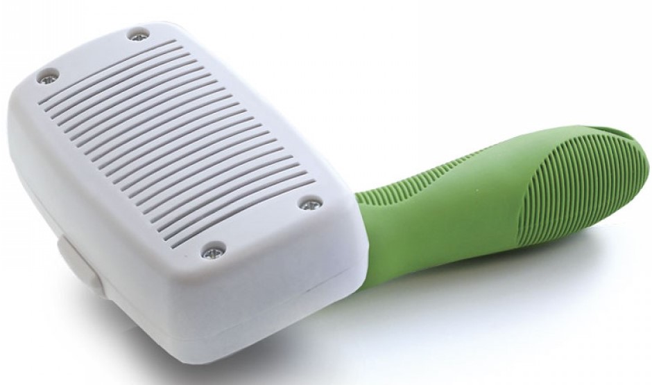 Щетка-пуходерка самоочищающаяся "Премиум" L, 126*180мм (блистер), Triol