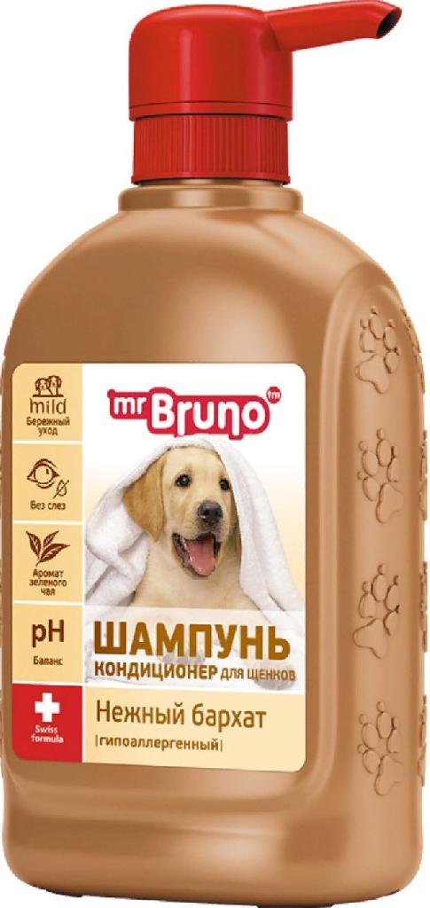 Мистер Бруно Шампунь "Нежный бархат" д/щенков 350мл