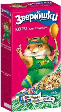 Зверюшки Корм д/хомяков 450г
