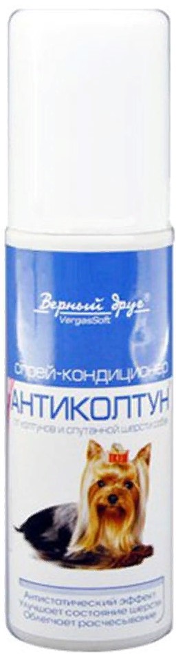 Верный Друг Антиколтун спрей-кондиционер д/собак 100мл