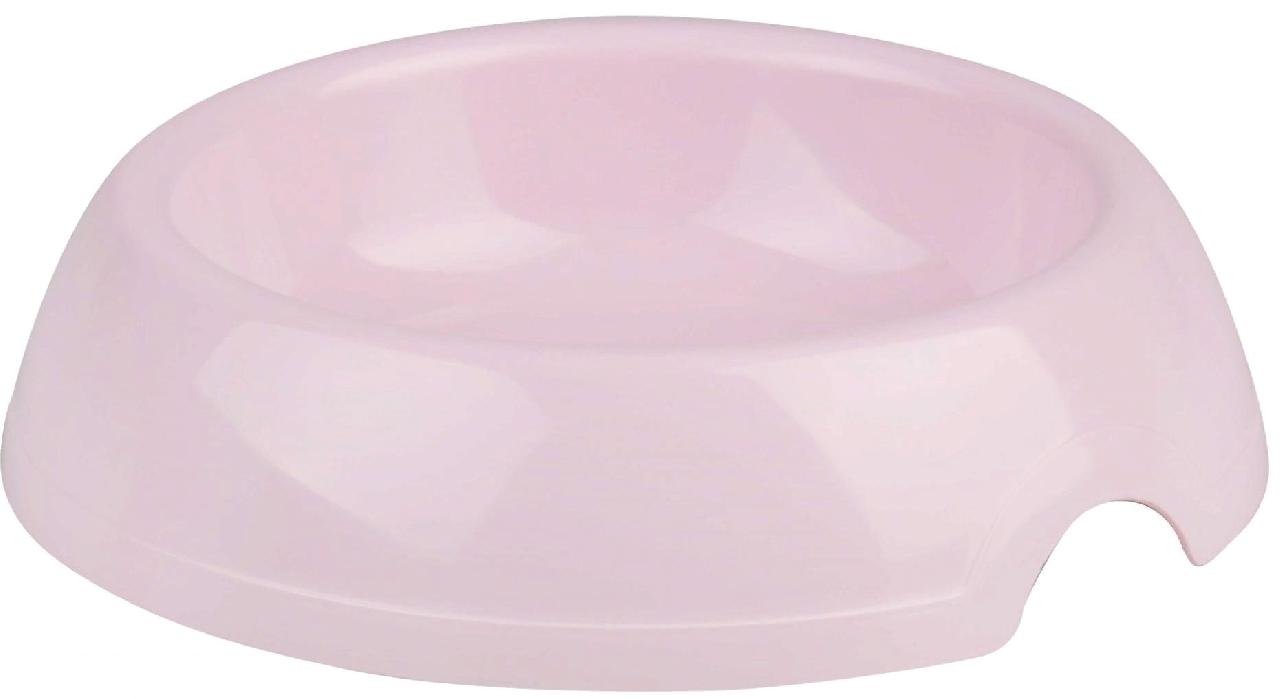 Миска для животных "Феликс", розовая, 0,2л