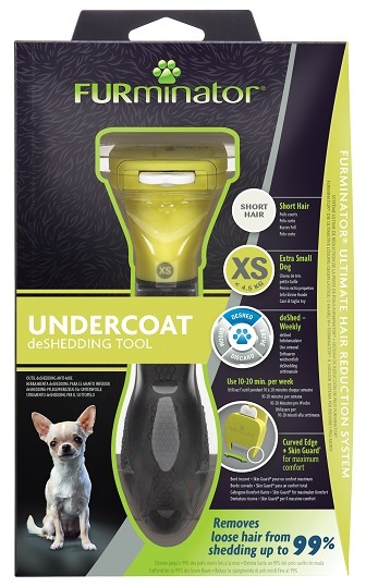 FURminator XS для карликовых собак с короткой шерстью