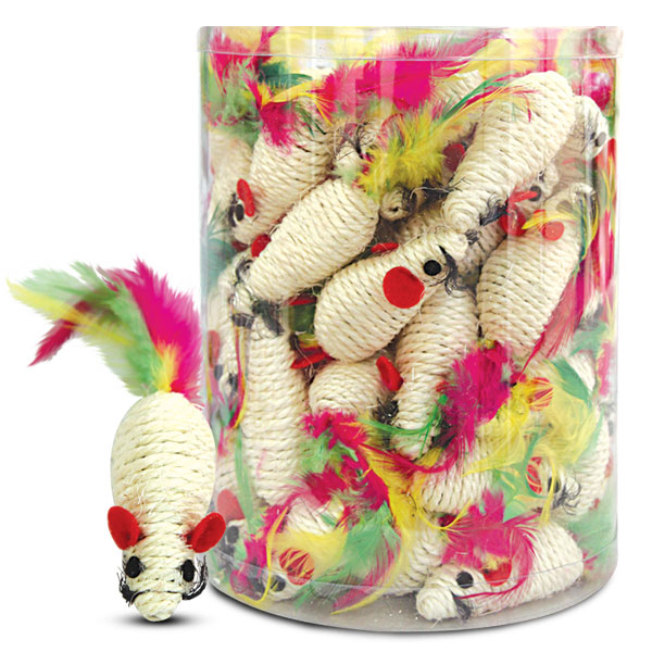 Игрушка NT516 для кошек "Мышь", 70мм 1шт