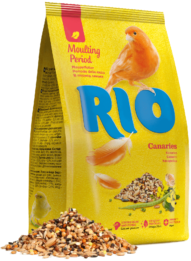 РИО Корм для канареек в период линьки 500г