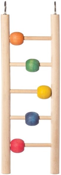 Игрушка для птиц "Лестница с шариками", 235*70мм