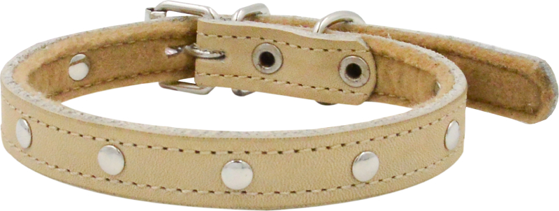 Ошейник 0515 однослойный фетр бусинка 14мм*32см