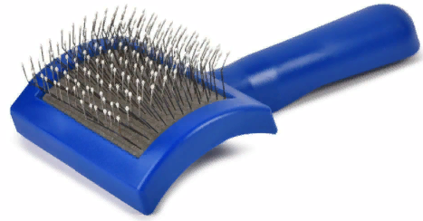 Пуходерка пластмассовая малая с каплей 7*15см