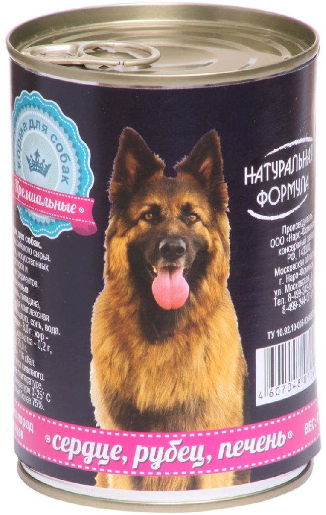 Натуральная Формула д/с Сердце рубец печень 410г