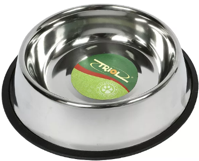 Миска металлическая  на резинке 200мл