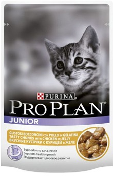 Проплан 85г пауч для котят с курицей в желе