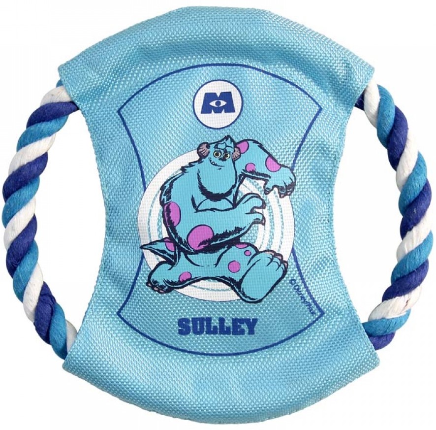Игрушка для собак Disney Sulley "Летающий диск на веревке", 190 мм