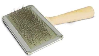 Пуходерка "Классика" XL, с деревянной ручкой 190*120мм