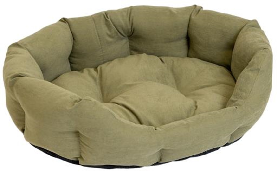 Лежак овальный пухлый №4 Дарэлл,серия"ОБЛАКО-",милитари,73*56*23см