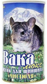 Песок для шиншилл Чистюля Люкс 1,6л*8