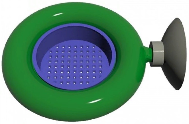 Кормушка для рыб круглая с присоской