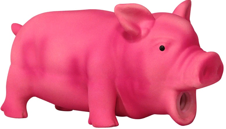 Игрушка для собак из латекса "Поросенок хрюкающий", 210мм, Triol