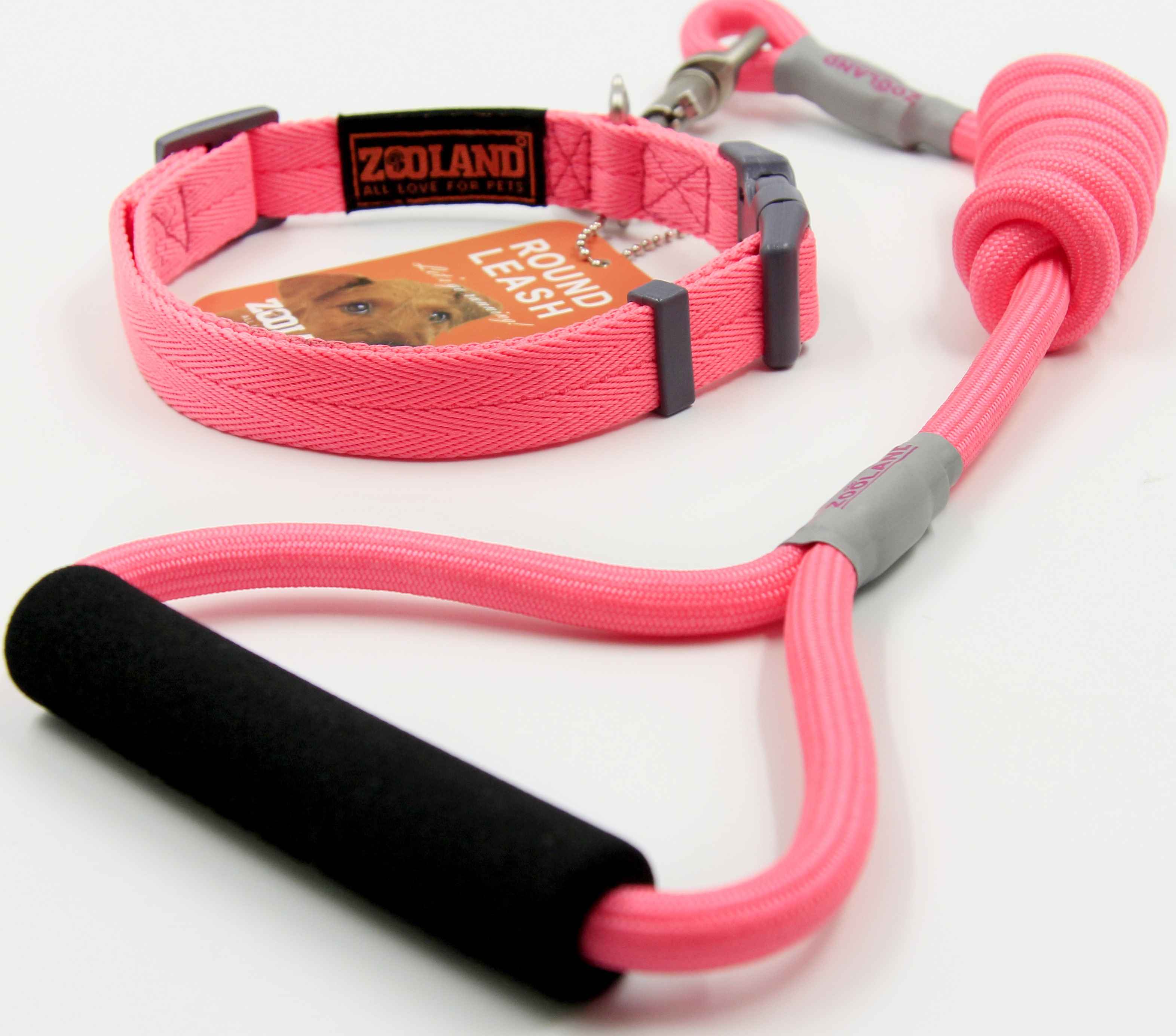 Набор поводок + ошейник