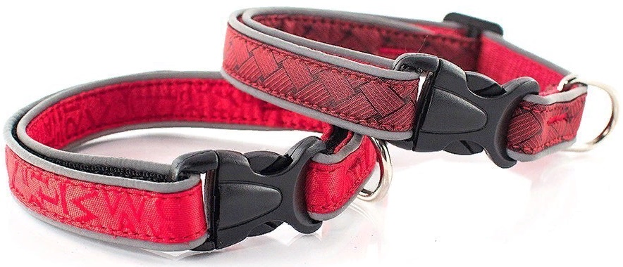 Ошейник со светоотр.кантом TEX-REFLEX 25мм 35-55см